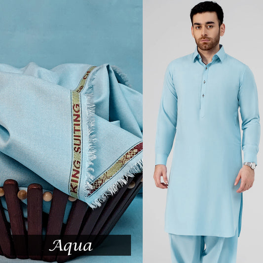 Aqua Color wash&wear Premium quality fabric for tropical Seasson