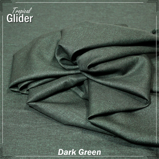 Dark Green Tropical Glider Unstitch Fabric for Men