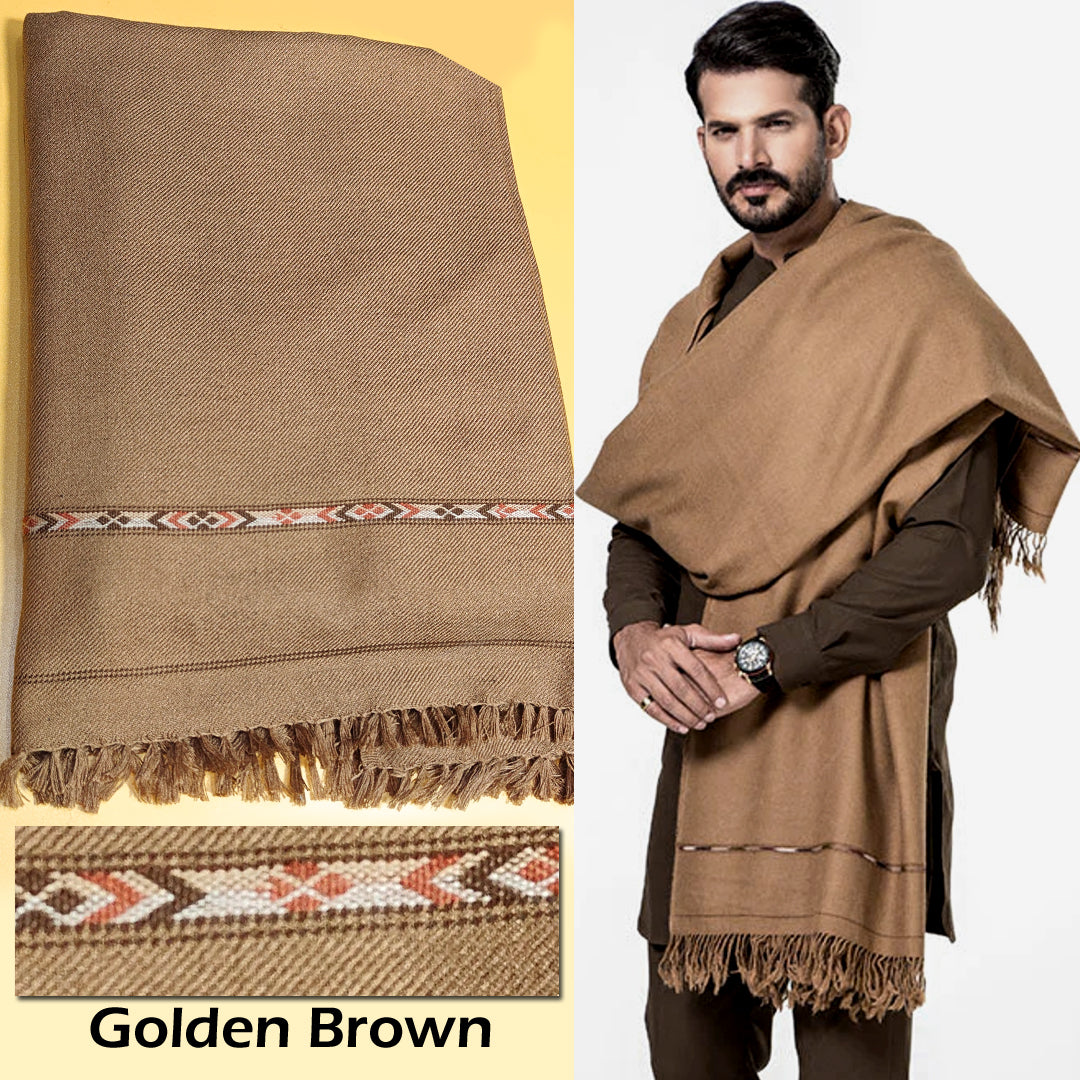 Buy 1 Get 1 Free ! Winter Wool Shawl Premium Quality For Men