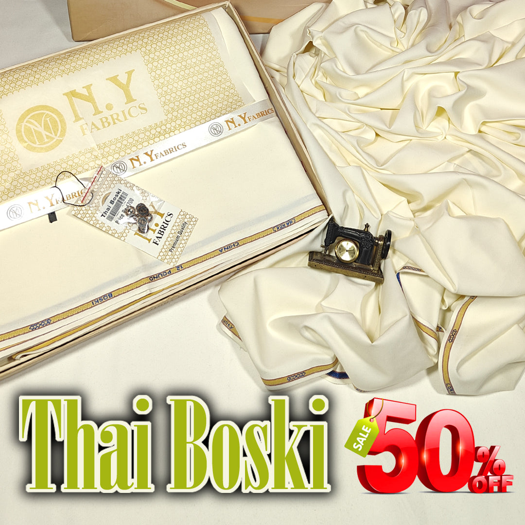 Flat 50% OFF ! Brand Thai Boski ! premium Quality Fabric ! use for Tropical Season