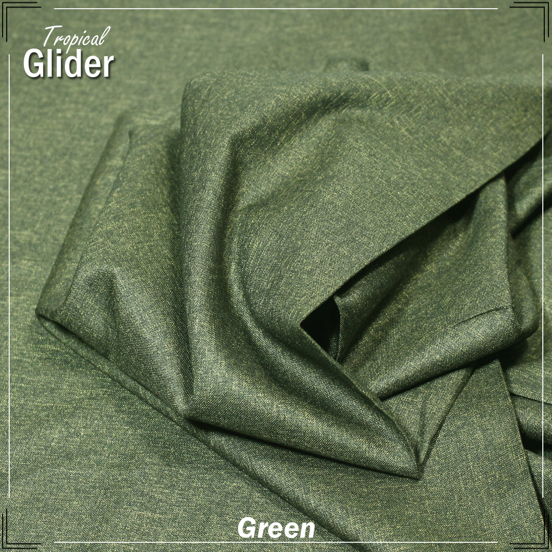 Green Tropical Glider Unstitch Fabric for Men